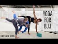 Uchi Mata Yoga For BJJ Balance Hip Openers Core Strength Kat Sara Yoga