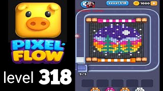 Pixelflow level 318 Guide Walkthrough Solution