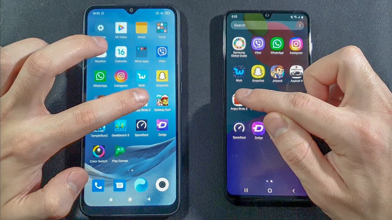 Xiaomi Redmi 9C NFC vs Samsung A41 Comparison Speed Test