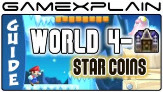 New Super Mario Bros. U - Frosted Glacier-Swaying Ghost House Star Coins Guide