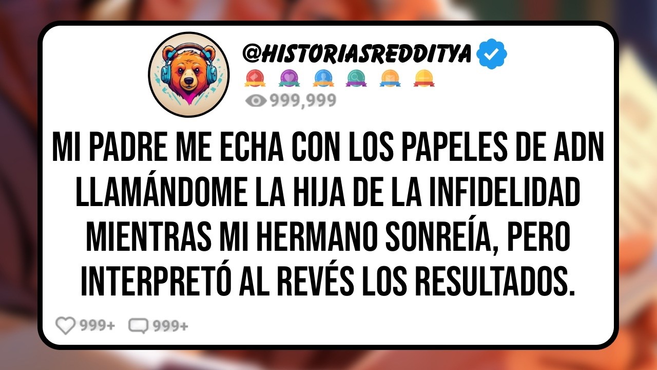 Mi PADRE me Echó de la Casa con los Papeles de ADN Mientras mi HERMANO Dorado Sonreía, Pero Na...