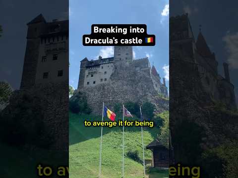 Sneaking in to Dracula’s Castle in Romania 🇷🇴🧛‍♂️