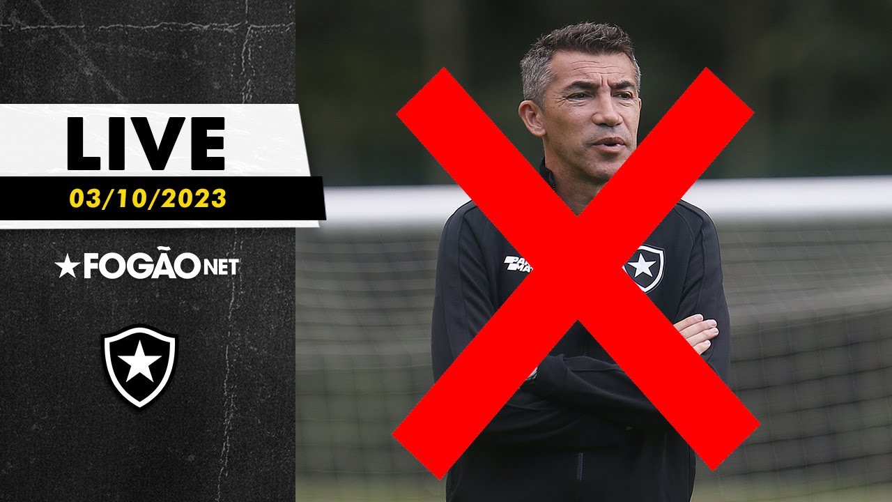 NIGHT LIVE | Situação de Bruno Lage no Botafogo é considerada insustentável