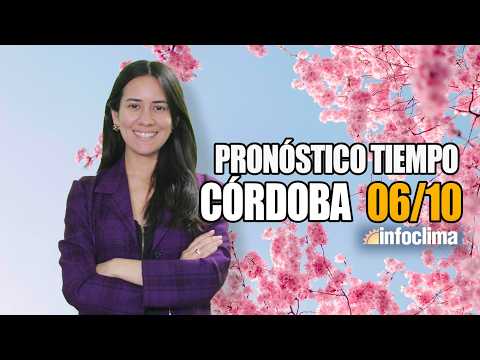 Pronóstico para el 6 de octubre de 2026. Córdoba - Argentina - Infoclima TV