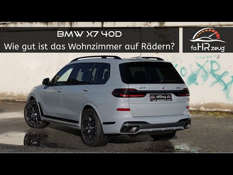 BMW X7 40d (2023) - Viel Platz und trotzdem sportlich? - Fahrbericht / Review / G07 LCI / Kapitel