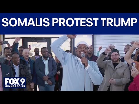 Somali community protests President Trump's TPS proposal