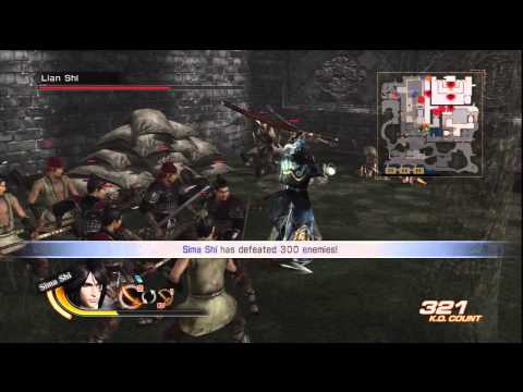 Sima Shi Legendary Battle 1 Hard Jin Conquest Gameplay Video Dynasty Warriors 7 PS3