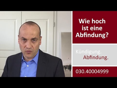 Abfindung - Wie hoch ist eine Abfindung? | Fachanwalt Alexander Bredereck