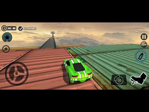 Impossible Car Tracks 3D: All Cars Driving (Orange, Pink,Green, Blue Red) - Android gameplay 3D
