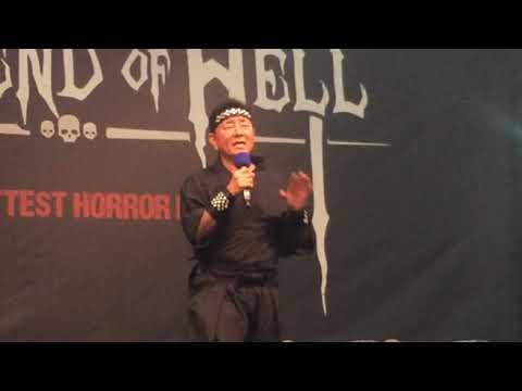 Sho Kosugi answers my question at Weekend of Hell - Dortmund 11/3/2018