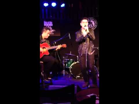 Karl Michael in Domino Go! 1st ever live gig