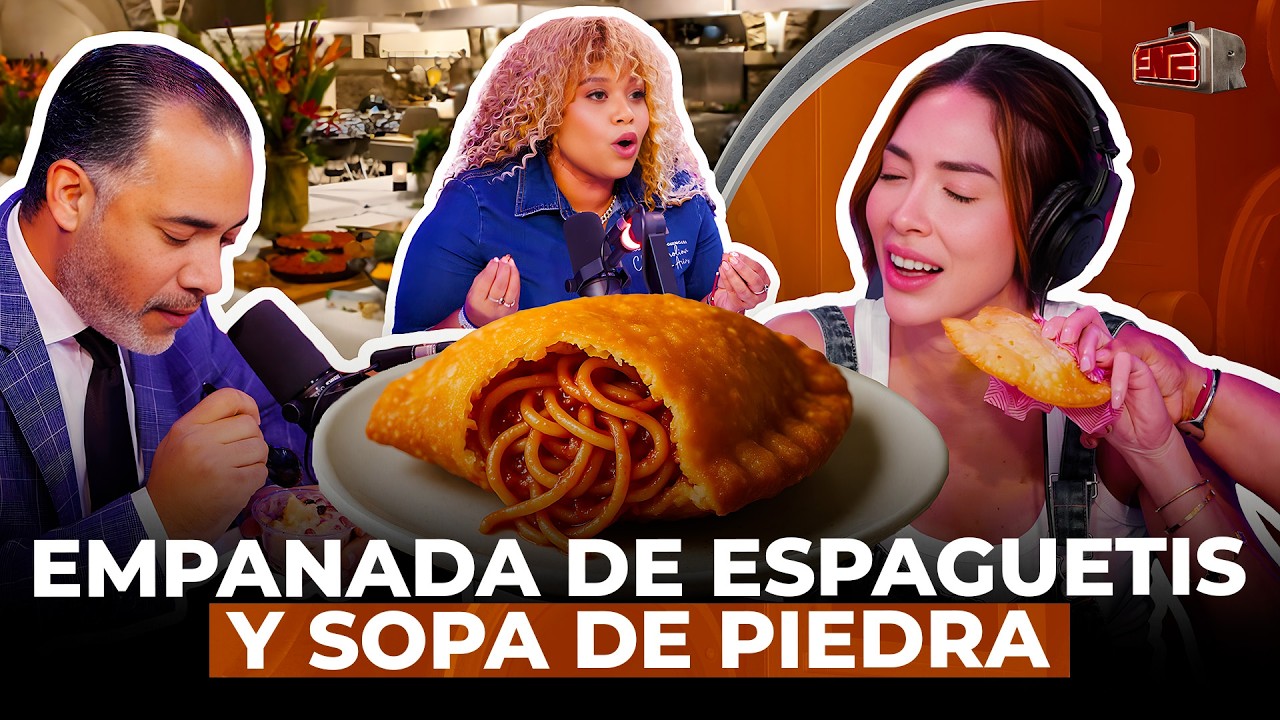 EQUIPO DESAYUNA EMPANADA DE ESPAGUETIS Y SOPA DE PIEDRA CON CHEF CAROLINA ARIAS