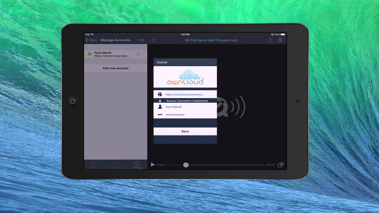 OwnCloud Part 5: iOS Client Set Up