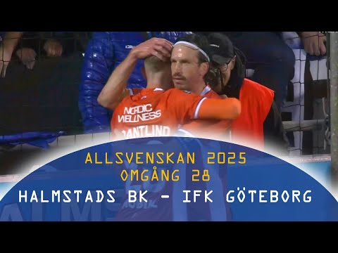 Allsvenskan 2025 - Omgång 28: Halmstads BK - IFK Göteborg