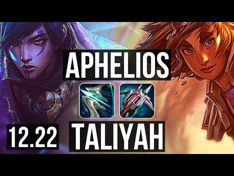 APHELIOS & Thresh vs TALIYAH & Blitzcrank (ADC) | 16/0/4, Legendary | KR Challenger | 12.22