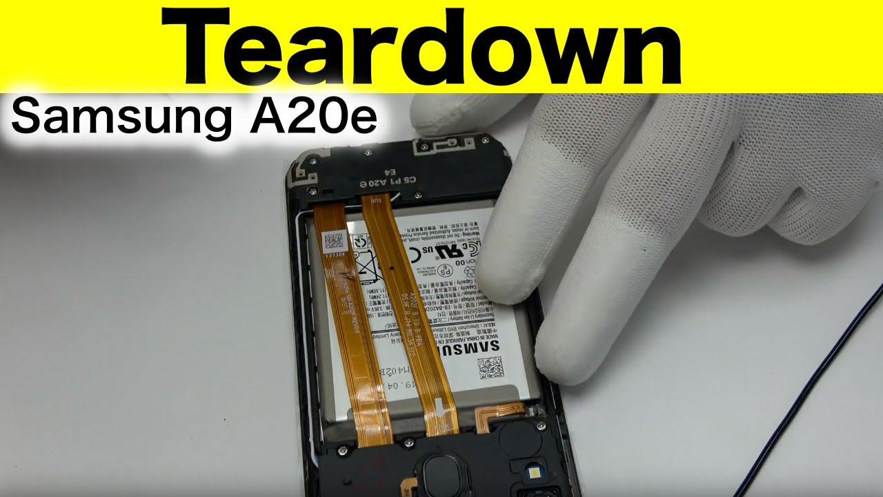 Samsung A20e Teardown - Guide for any repair