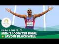 Jaydin Blackwell Shines With Gold In Men S 100m T38 Para Athletics Paris 2024 Paralympics