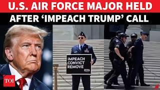 ‘IMPEACH FAILED TRUMP!’: Air Force Major ARRESTED AGAIN After Explosive Attack On POTUS | Watch