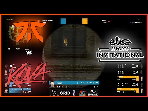 WHAT A FLICK! | fnatic Rising vs KOVA | Elisa Invitational Winter 2021 Regionals - HiGHLiGHTS | CSGO