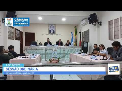 Transmissão ao vivo de Câmara Municipal de São Domingos-PB