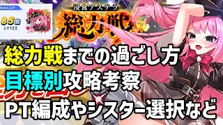 【最終85位】第五回総力戦、初参加勢が100位以内に足を踏み入れるまでの道のりと超主観で語る総力戦攻略考察＆本戦時のプレイ動画【クルスタ】【ティンクルスターナイツ】