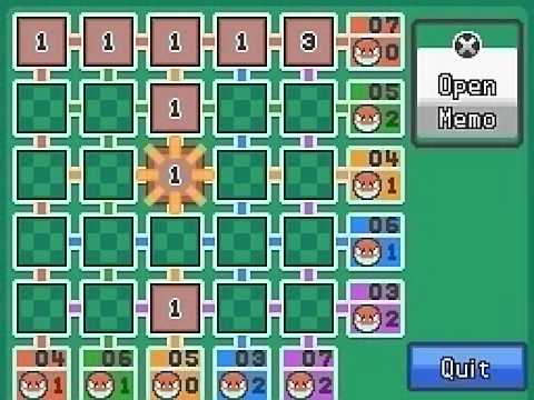 Voltorb Flip Mini Game Guide - Pokemon HeartGold and SoulSilver