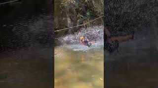 What if your brakes are... just water? 😆#dalatcanyoning