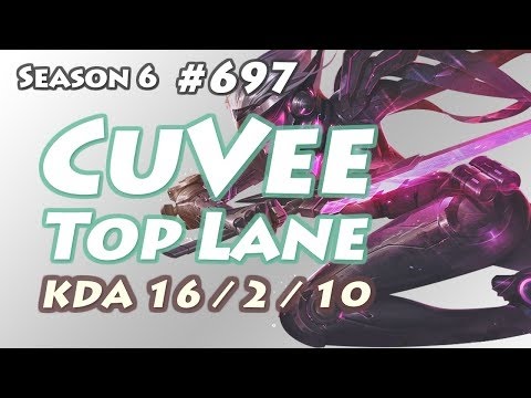 SSG CuVee - Fiora vs Gangplank - KR LOL Master 406LP