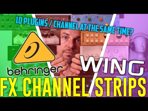 Bastis Bass Stunde: Behringer WING FX Channel Strips (Subtitles/Untertitel: EN / GER) #behringer