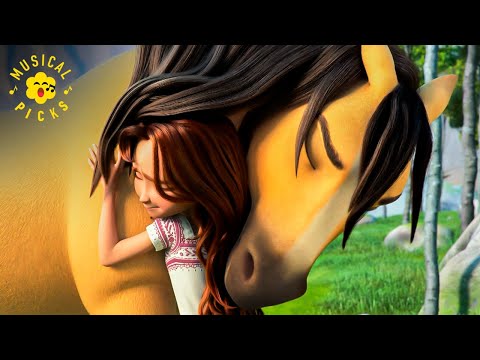 Lucky Says Goodbye To Spirit And Hello To Her New Life | Spirit Untamed