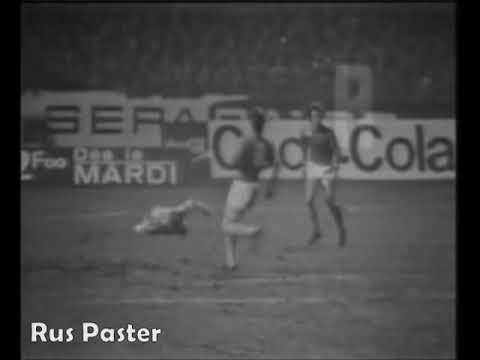 ECC 1974-75. Quarter-finals. Ruch Chorzów - AS Saint-Étienne. Highlights.