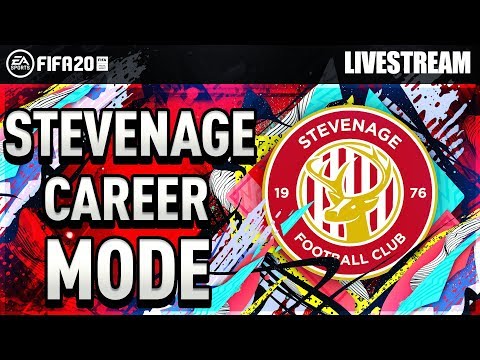FIFA 20! STEVENAGE CAREER MODE LIVESTREAM!