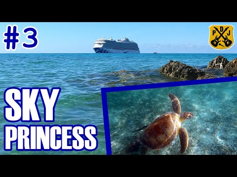 Sky Princess Pt.3 - St. Thomas, Ferry To St. John On Our Own, Turtle Snorkeling, Dinner At Alfredo's