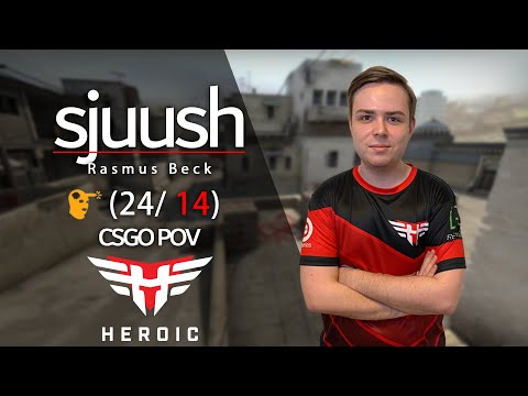 CSGO Pov - Heroic sjuush (24-14) vs Furia (de_dust2) - ESL Pro League
