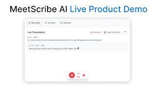 MeetScribe Pro: Lifetime Subscription