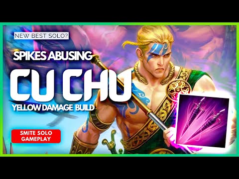 SPIKES META makes Cu Chulainn a TOP TIER SOLO! - Cu Chulainn Solo SMITE Conquest Gameplay
