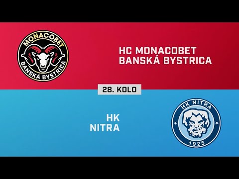28. kolo: HC MONACObet Banská Bystrica – HK Nitra 5:2 (HIGHLIGHTY)