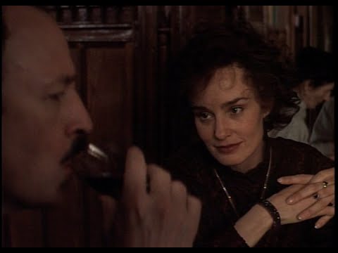 Bull's blood-- it sneaks up on you, clobbers you... Jessica Lange and Frederic Forrest in Music Box