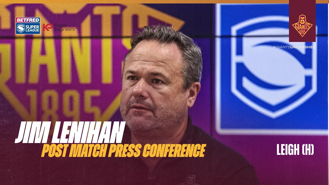 Jim Lenihan | Post Match Press Conference | Leigh Leopards (h)