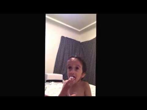 Aniah singing "Happy Birthday" 04-05-15