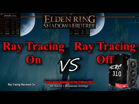 Ray Tracing On vs OFF 🎮 Elden Ring Shadow of the Erdtree @ 4K + Max Settings Comparison | 7900 XTX