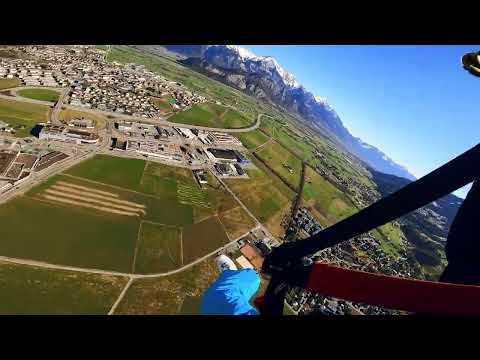 Tandemflug vom Pizol nach Wangs #gleitschirm #pizol #paragliding