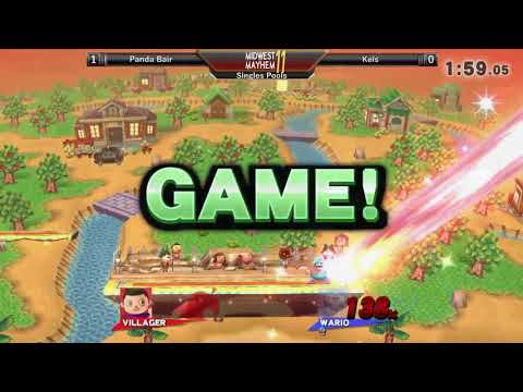 Midwest Mayhem 11 SINGLES POOLS: Panda Bair (Villager) vs. Keis (Wario)