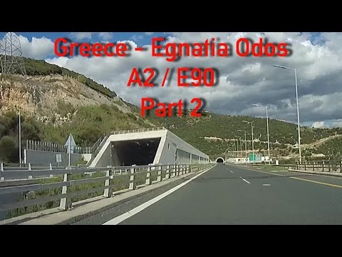 A2/Egnatia Odos from Igoumenitsa Greece (part 2) 2x Speed