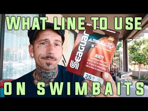 What line to use for swimbaits and big bass