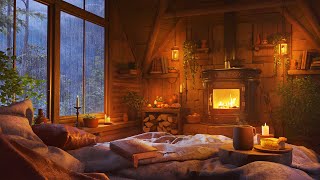 Rain Sounds For Sleeping - Instantly Fall Asleep With Rain Sounds At Night in a Rustic Cabin
