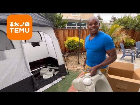 Glamping Bathroom by TEMU🏕️ 🚽