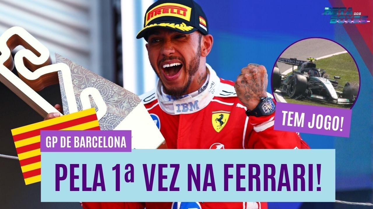 HAMILTON VENCE 1ª COM FERRARI NA F1; ANTONELLI QUEBRA E CAMPEONATO RESPIRA | NA RETA DOS BOXES