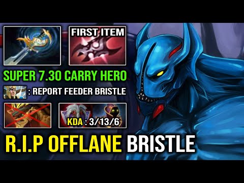 Even Bristle Isn't Tank For this Nightstalker with Armlet + Echo Sabre 21Kills Imba 7.30 Carry DotA