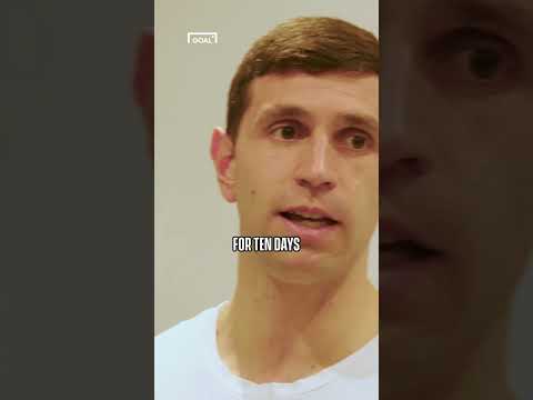 Messi’s emotional family message to Emi Martinez 🥲 #shorts